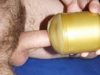 fucking & toying my "fleshlight" 4 of 6