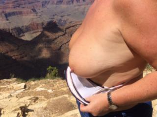 Grand tits @ the grand canyon 9 of 16