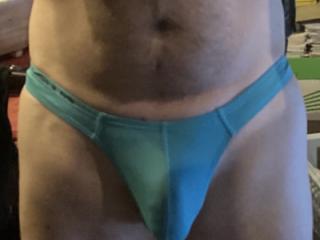 Showing of my underwear.