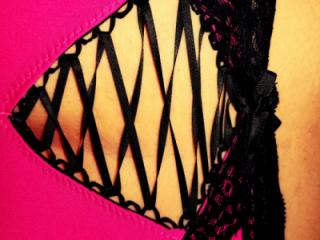 Pink & Black laced panties