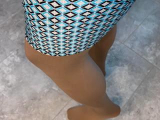 New pantyhose and skirt 3 of 5