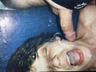 Back in the day Facial cum shots 2 of 6