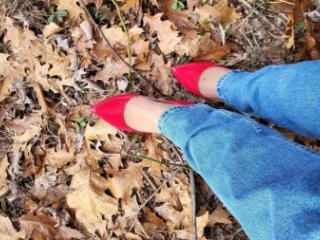 New red heels 1 of 5