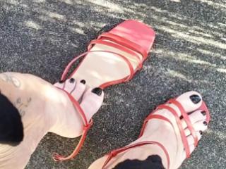 New red high heels 7 of 11