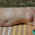 Wife Sunbathing