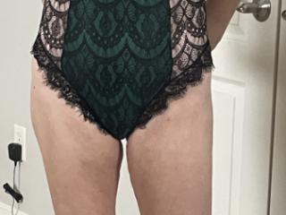 Black and Green Teddy 1 of 9