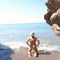 Nude in Public Beach