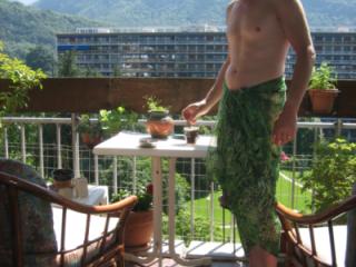 Naked on th balcony 9 of 10
