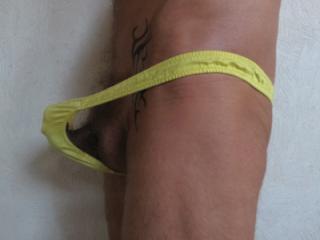 Sexy Yellow Swim Panties 4 of 5