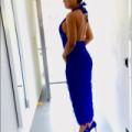 Blue dress