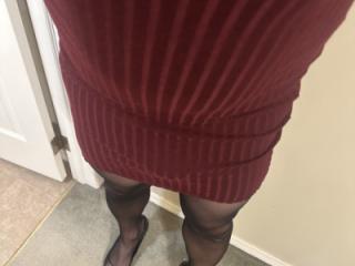 Maroon dress 7 of 9