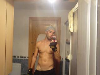 After workout, showing muscles, yeah i know lol 3 of 20