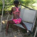 Ebony goddess posing outdoors part 2