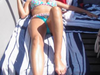 In a new (not so teasing) bikini on a dutch beach 3 of 17