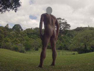 Various poses, various places but all outdoors and all very naked 18 of 19