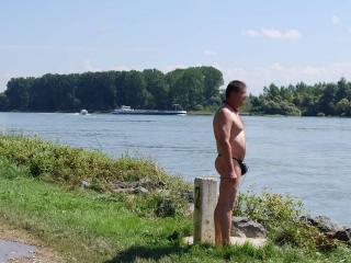 exhibitionist beside a busy river 16 of 17