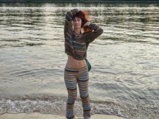 In AKIRA pants near Moscow-river in evening 8 of 20