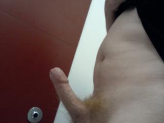 My Big Hairy Ayrshire Cock In Supermarket Toilets 1 of 6