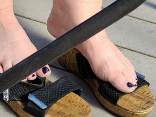 Toes relaxing on the deck 5 of 7