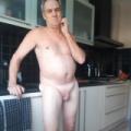 Nude in the kitchen