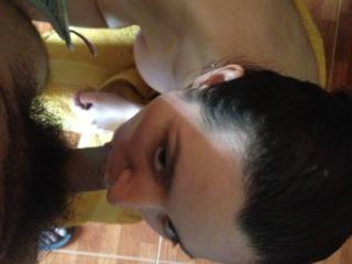 My wife Patricia sucking me 3 of 9