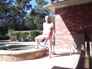 21 Oct 2016 outside nude and enjoying the Texas Sunshine. 7 of 18