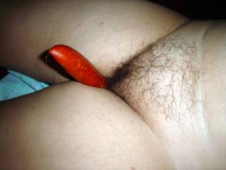 Sausage is the finest dildo! Somebody want to eat sausage from my pussy? 9 of 15