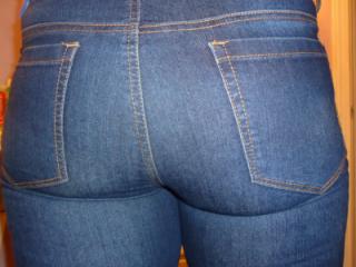 Wife Ass in jeans 1 of 6