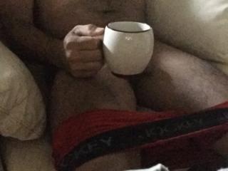 Relaxing, morning coffee... 4 of 6