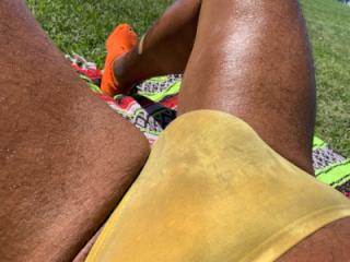 My stinking sunbathing bulges. Would you like a touch or a taste? Part 2 5 of 20
