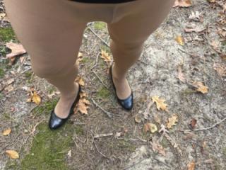 Outside dress and pantyhose 3 of 5