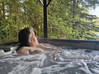 Hot tub happiness 1 of 4