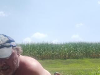 61old sun tanning at work 10 of 12
