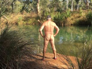 Enjoy my cheeky cheeks in nature 8 of 14