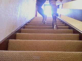 Got a ladder in my stockings.. wana climb them..?? 6 of 7