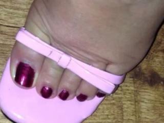 My pink strappy high sandals 9 of 10