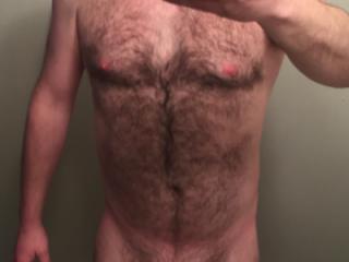 If you look past my penis you can see what I look like