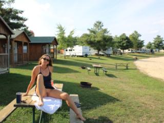 Candi Annie Loves the outdoors and naked camping at NCN North Campground 1 of 19