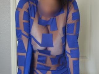 Trying on the blue outfit 16 of 17