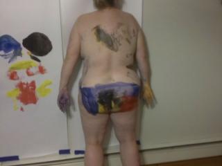 Fun night with Daddy Paint and Play