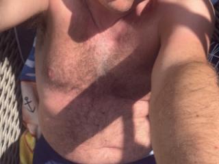 Sun is out ….. time to get naked