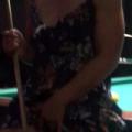 Master bating on the pool table