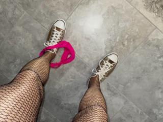 Shiny and fishnet 5 of 7