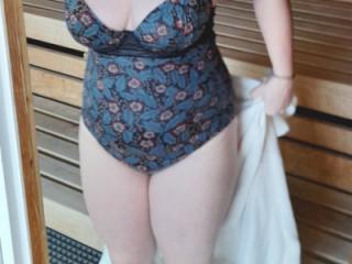 Eve in swimsuit at the hotel 5 of 8