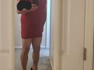 Red Knit Dress 6 of 6