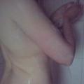 Shaking my tits and arse in the showe...