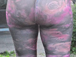 Lisa sheer panthose, flashing garden