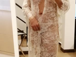 White Lace Robe 1 of 4