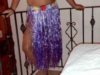 Purple Hawaiian Skirt 3 of 9