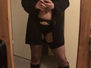 Do you like what’s under my coat? 2 of 4